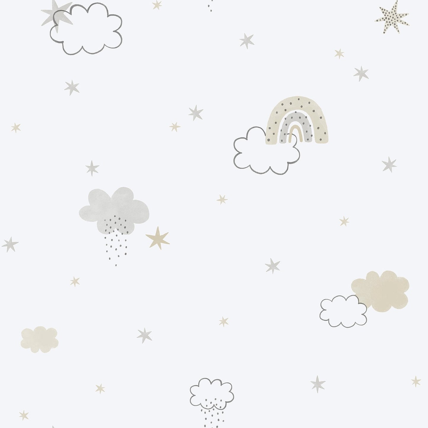 Bambino Rainbow In Beige Galerie Wallcoverings 288 3 1
