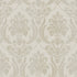 Sample Italian Style Damask Wallpaper in Beige/Gold