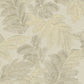 Italian Style Tree Leaf Wallpaper in Beige/Gold