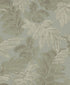 Sample Italian Style Tree Leaf Wallpaper in Green/Beige/Gold