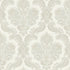 Sample Italian Style Damask Wallpaper in Beige/Cream