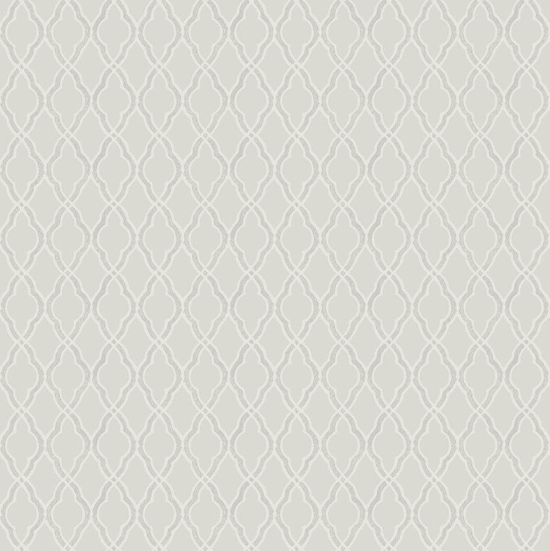 Italian Style Geometric Wallpaper in Cream