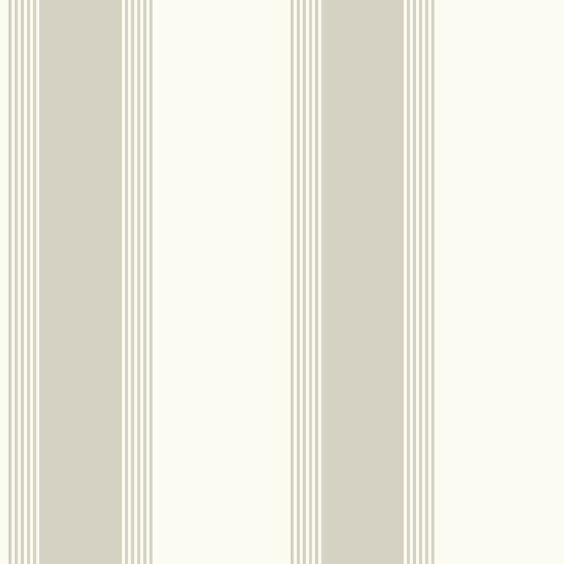 Italian Style Stripe Wallpaper in Cream/Beige