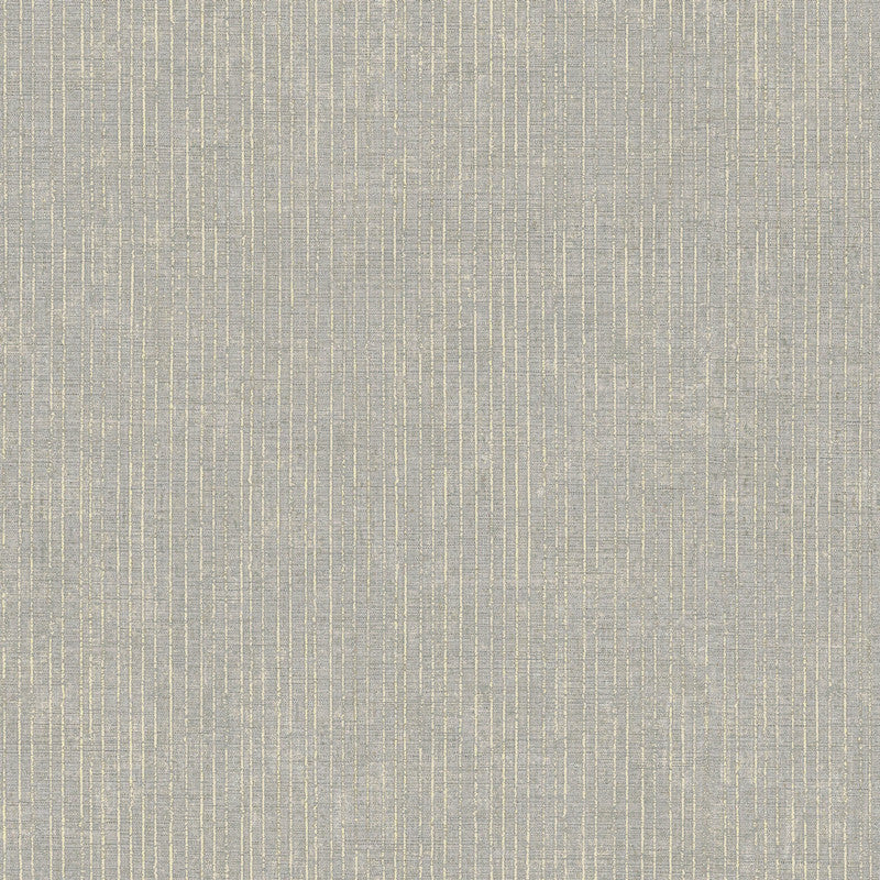 Italian Style Stripe Wallpaper in Beige/Silver Grey