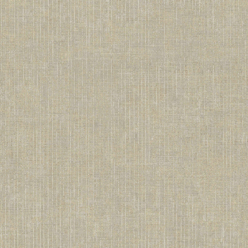 Italian Style Stripe Wallpaper in Gold/Beige