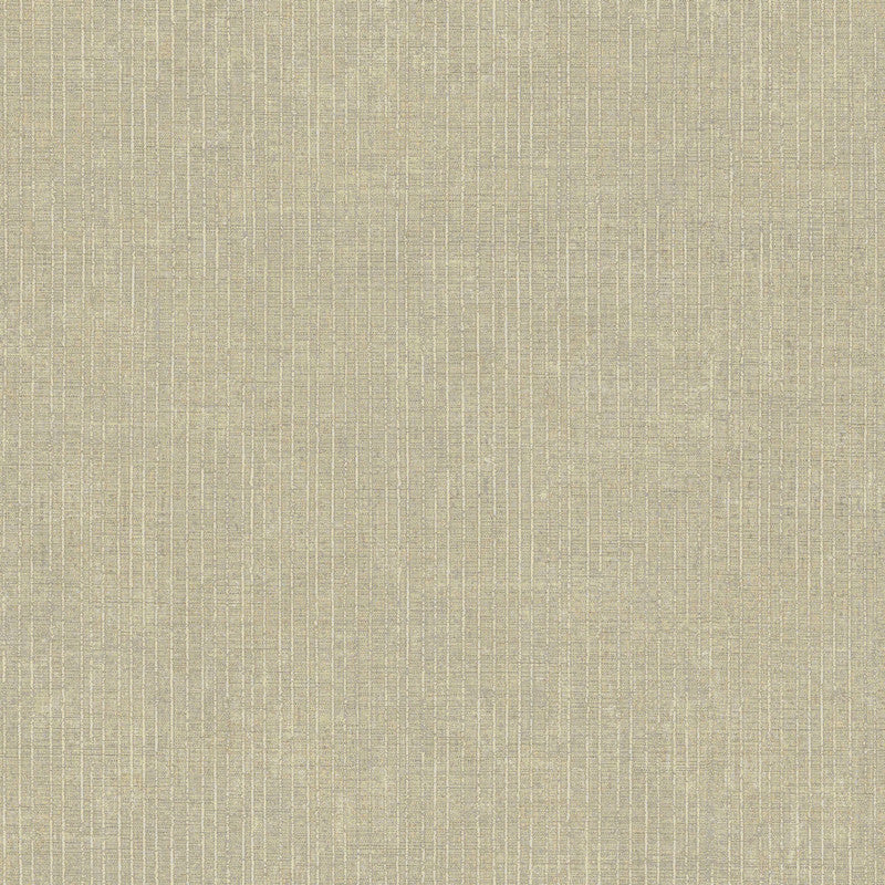 Sample Italian Style Stripe Wallpaper in Beige/Gold