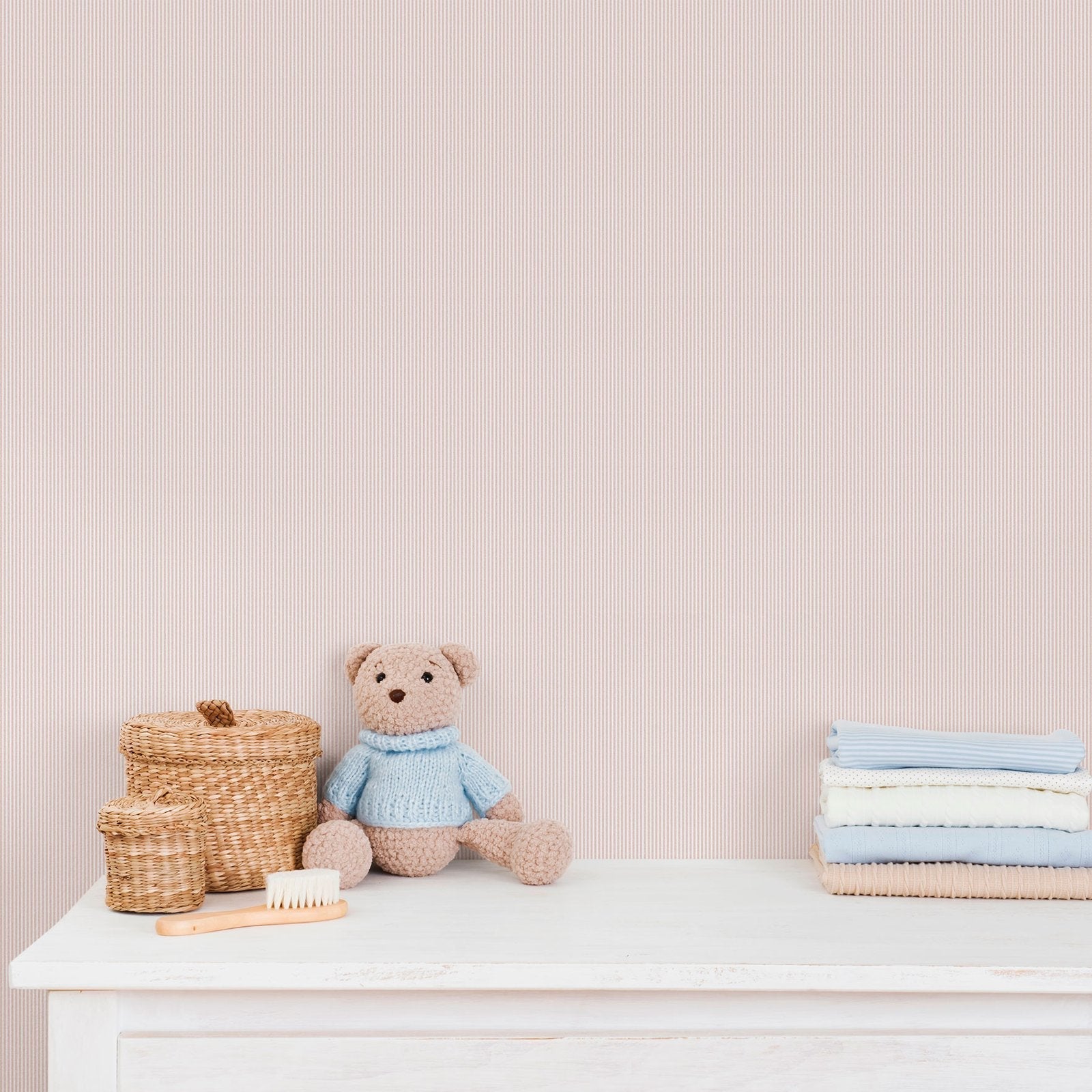 Bambino Tiny Stripes In Pink Galerie Wallcoverings 292 1 2