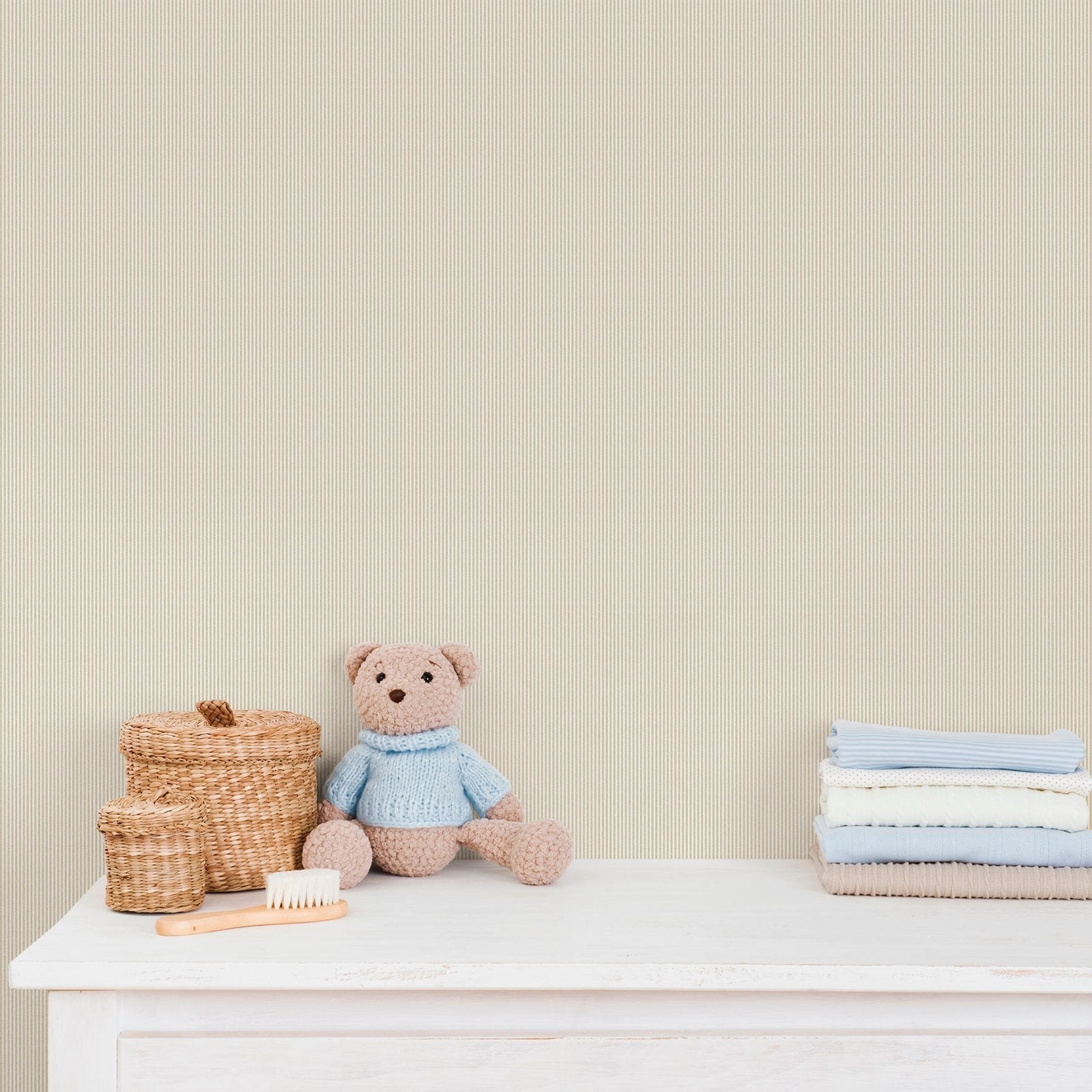 Bambino Tiny Stripes In Yellow Galerie Wallcoverings 292 5 2