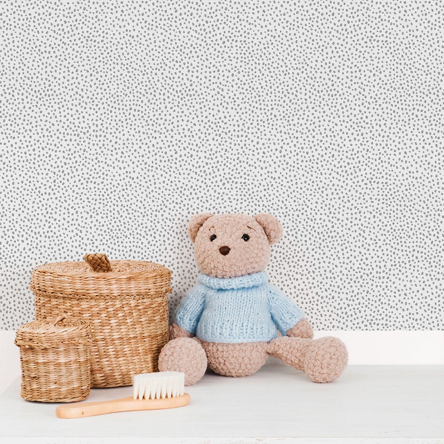 Bambino Dropy Plain In Black Galerie Wallcoverings 294 5 2