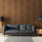Wood Deco Wallpaper in Brown