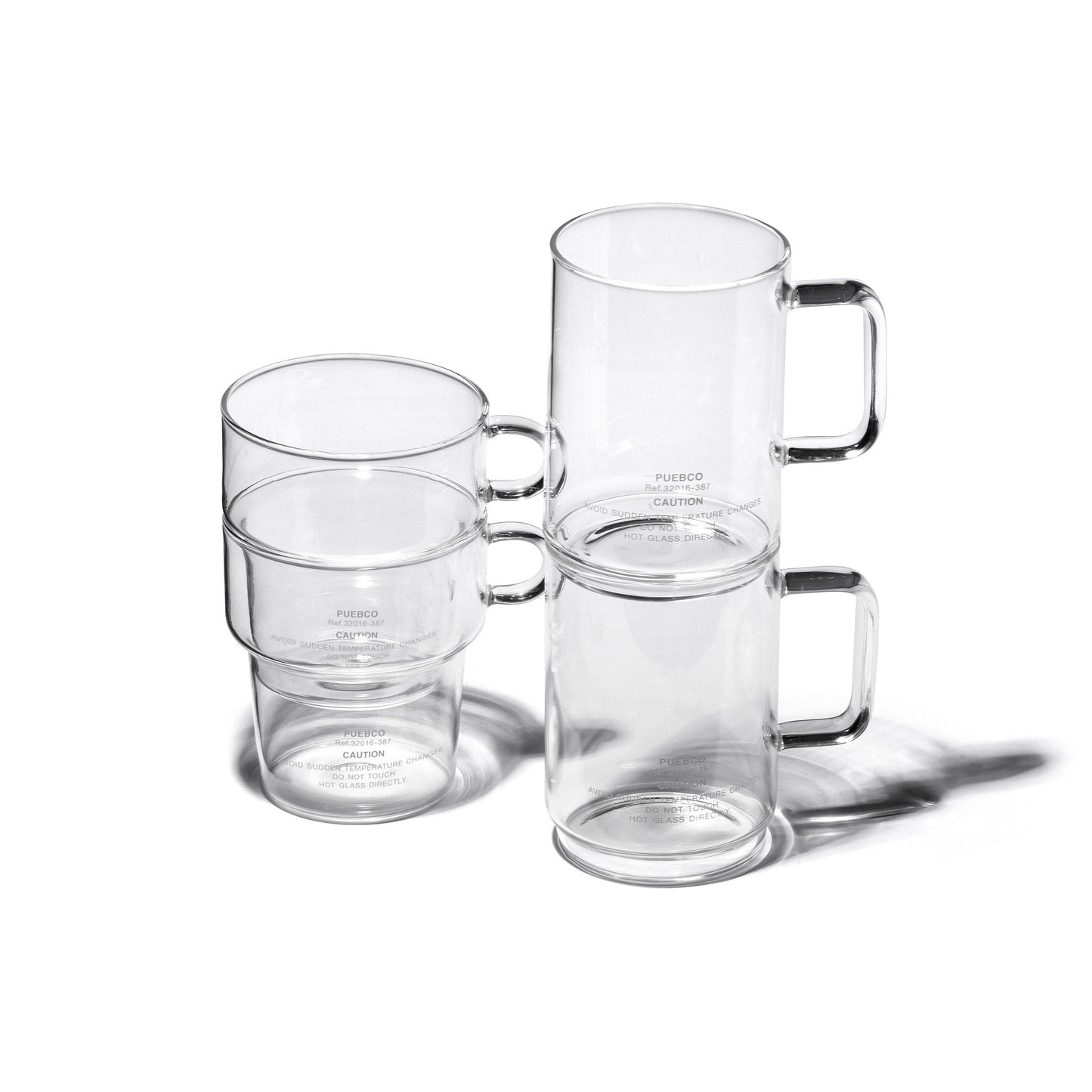 borosilicate glass mug deep stacking design by puebco 2