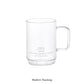 borosilicate glass mug deep stacking design by puebco 6
