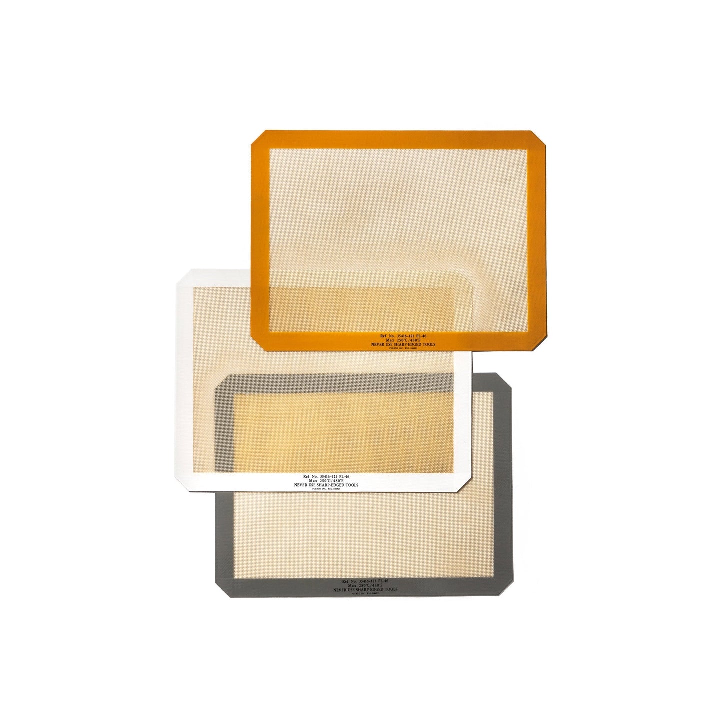 silicone placemat in yellow design by puebco 1