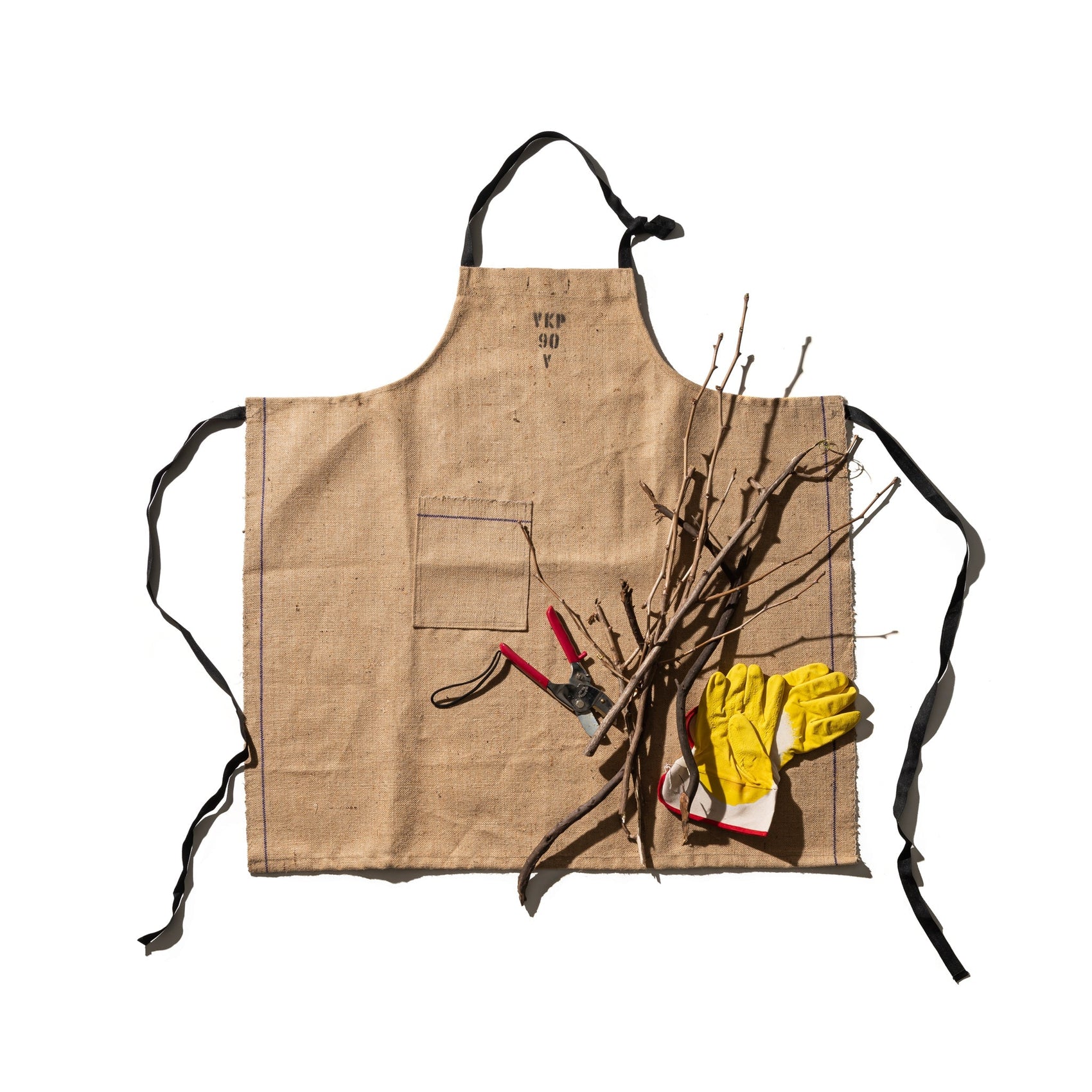 florist jute apron 1