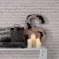 Brick Stone Wallpaper in Grey/White