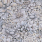 Floral Texture Blue/Grey/White Wallpaper from Eden Collection by Galerie Wallcoverings