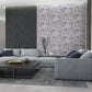 Floral Texture Blue/Grey/White Wallpaper from Eden Collection by Galerie Wallcoverings