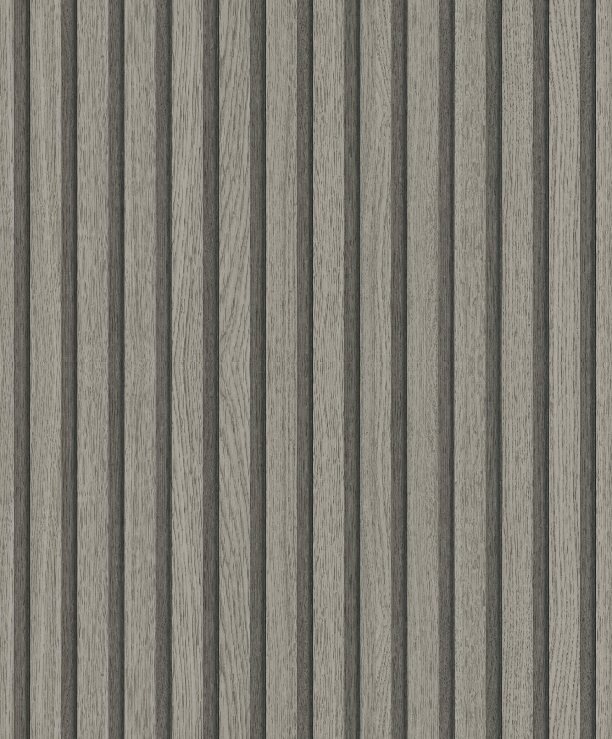 Wood Stripe Grey Wallpaper from Eden Collection by Galerie Wallcoverings