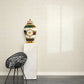 Modern Bricks/Stones Textured Wallpaper in Beige/Cream