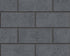 Modern Bricks/Stones Textured Wallpaper in Dark Grey