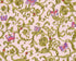 Classic Scrollwork Damask Butterflies Textured Wallpaper in Pink/Gold