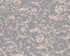 Damask Scrollwork Floral Textured Wallpaper in Grey/Metallic