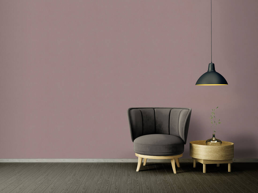 Solid Textured Wallpaper in Purple/Metallic