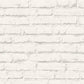 Brick Stone Wallpaper in White/Grey