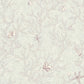 Floral Corals Seashells Textured Wallpaper in Grey/Metallic