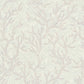 Floral Corals Textured Wallpaper in Grey/Metallic