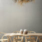 Ruche Silk Wallpaper in Cream/Grey
