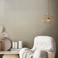 Ruche Silk Wallpaper in Beige