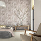 Palm Leaf Wallpaper in Pink/Rose