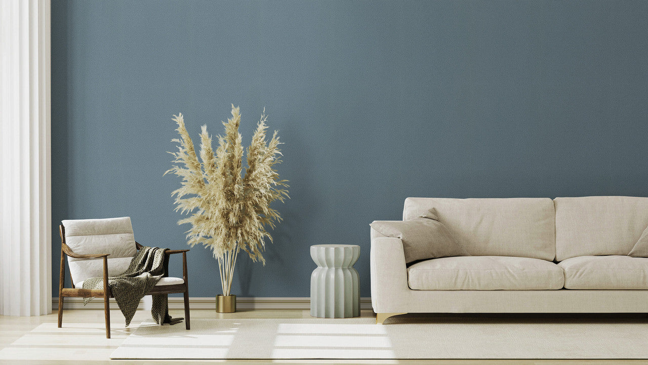 Weave Wallpaper in Green/Blue