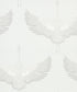 Sample Stork Wallpaper in White