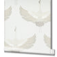 Stork Wallpaper in White/Beige
