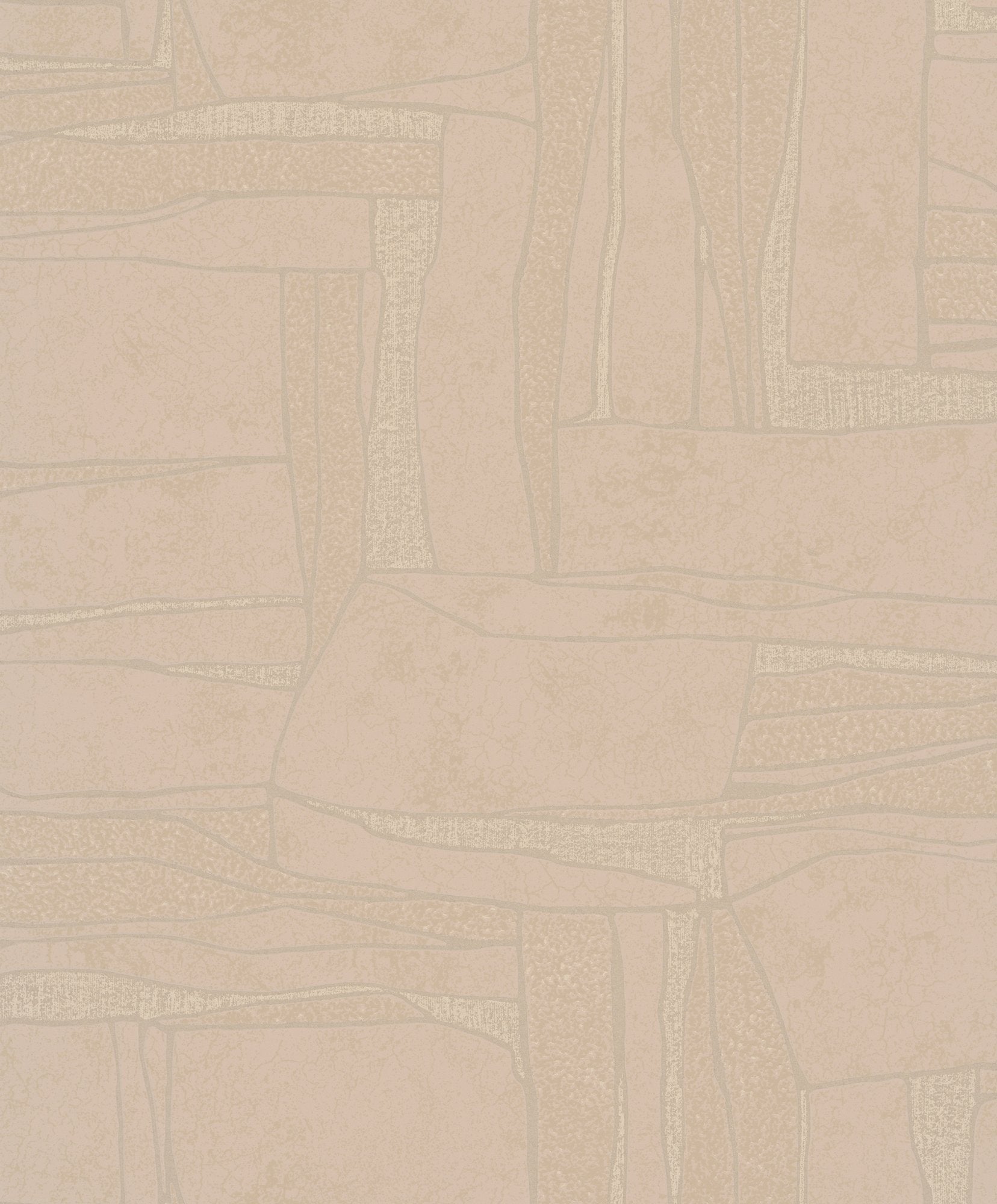 Sample Terra Graphic Tile Brick Stone Wallpaper In Pink Rose Gold Gw 34649 1