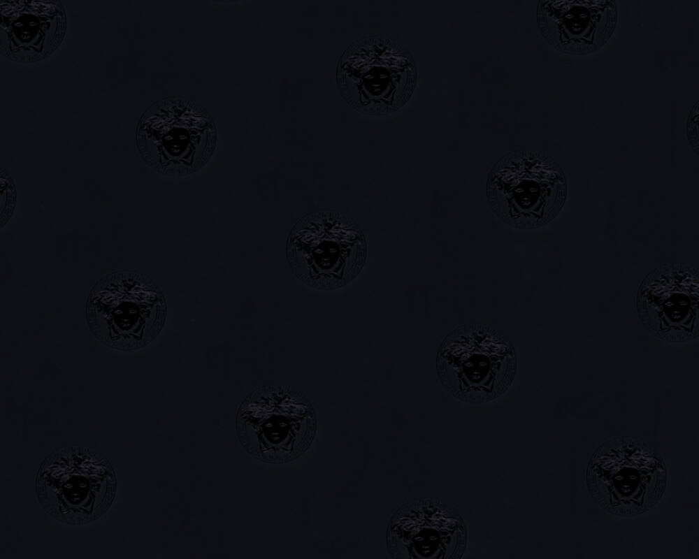 Motif Dots Textured Wallpaper in Black