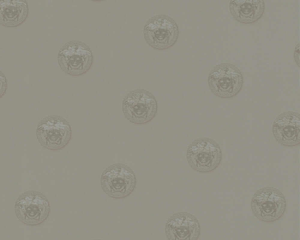 Motif Dots Textured Wallpaper in Grey