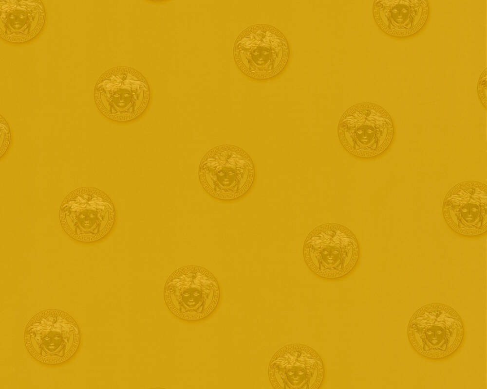 Motif Dots Textured Wallpaper in Gold