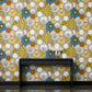 Les Etoiles De La Mer Textured Wallpaper in Multi