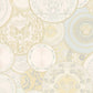 Les Etoiles De La Mer Textured Wallpaper in Cream/Metallic