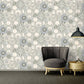 Les Etoiles De La Mer Textured Wallpaper in Grey/Silver