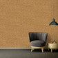 Leopard Print Textured Wallpaper in Orange/Metallic
