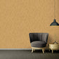 Abstract Shapes Textured Wallpaper in Gold