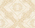 Floral Rhombuses Textured Wallpaper in Beige/Cream