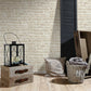 Brick Stone Wallpaper in Soft Beige/Cream