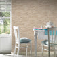 Brick Stone Wallpaper in Beige