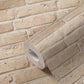 Brick Stone Wallpaper in Beige