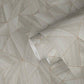 Wood Modern Geo Wallpaper in Grey/Copper